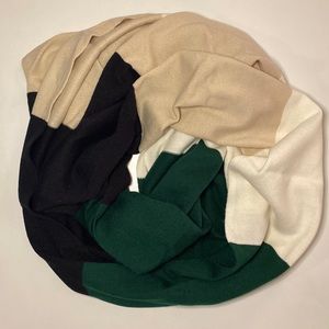 Kate Spade Colorblock Stripe Infinity Scarf
